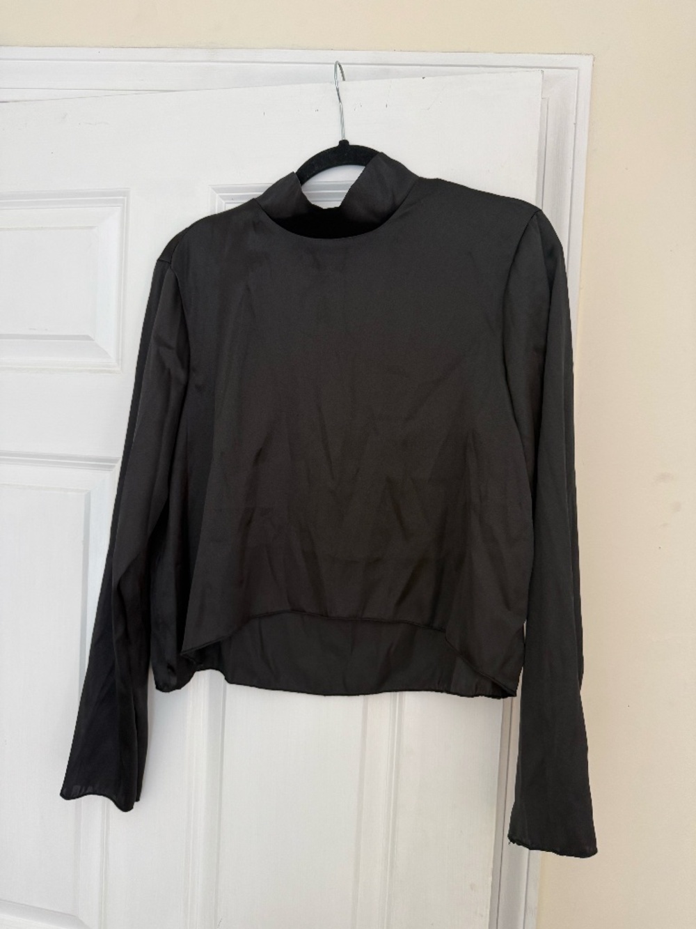 Black Silky Top